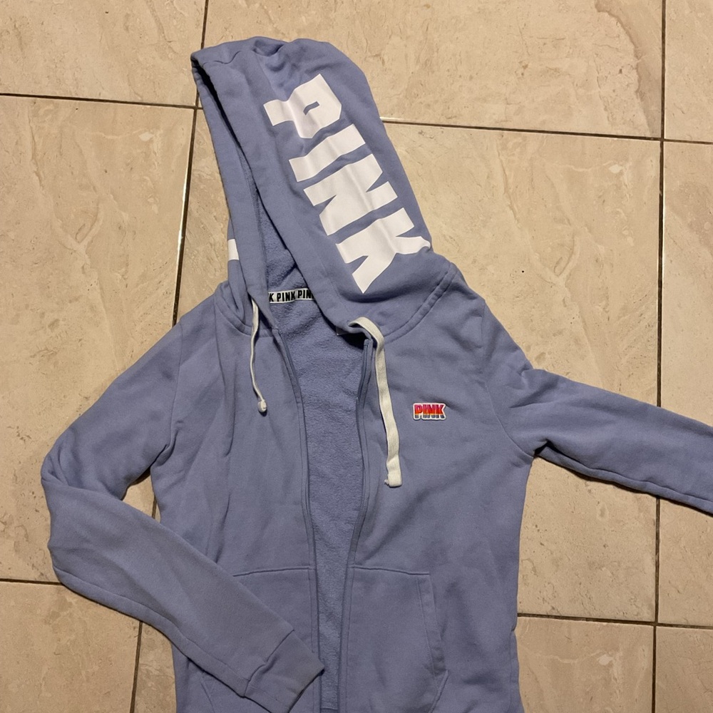 Victoria's Secret Pink Blue Hoodie
